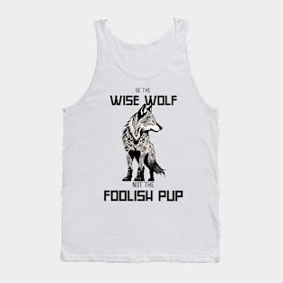 Wolf Howling T-shirt Tank Top